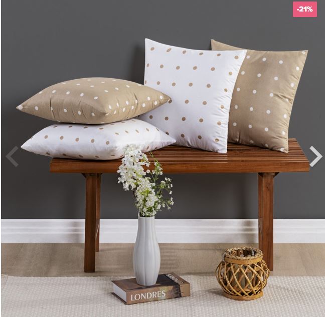 Kit 4 Capas De Almofadas Decorativas para Sof谩